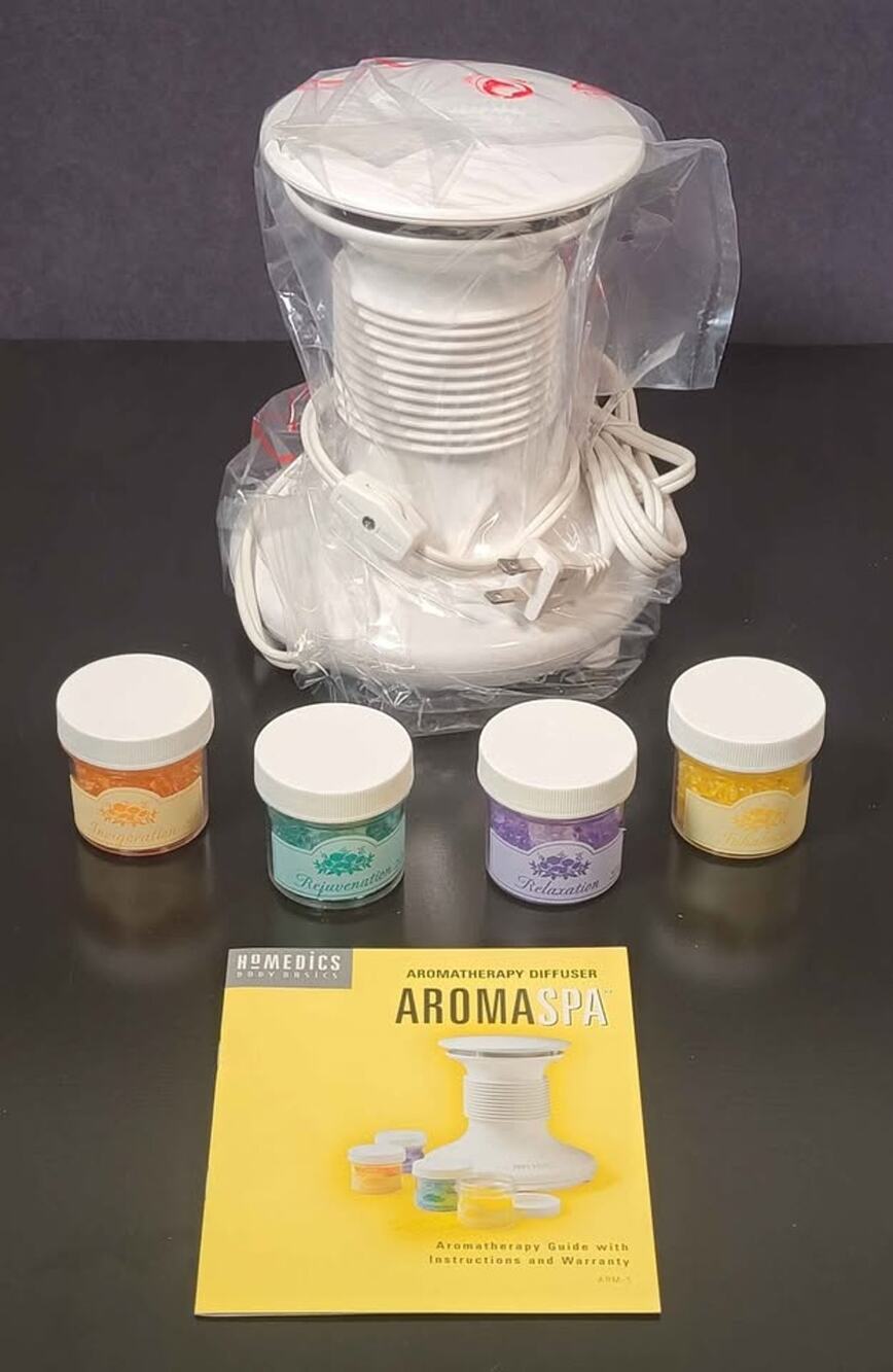 VTG Homedics Body Basics ARM-1 Aromatherapy Diffuser 4 Scented Beads AromaSpa
